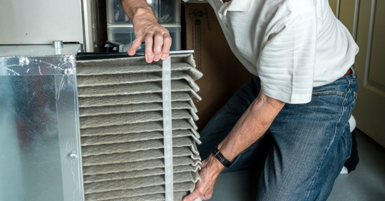 changing air filter