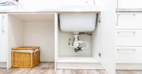 under sink